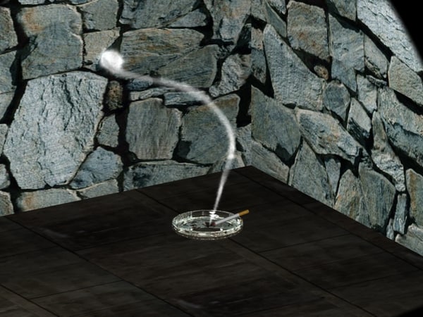 3d cigarette smokes model - Smoking by zitoun